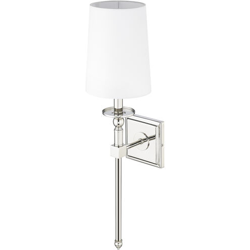 None Wall Sconce Wall Light in Polished Nickel